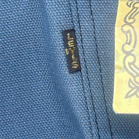 Vintage Levi's Sta-Prest Big E Blue Slim Fit Pants 35x28 Deadstock New Old Stock - Picture 5 of 10